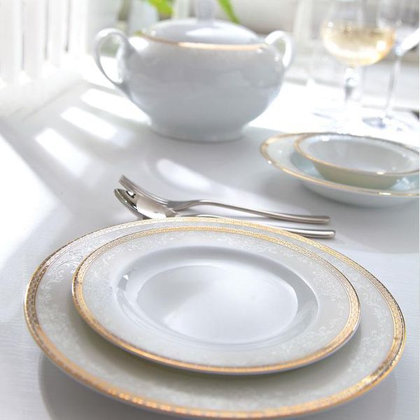 سرویس غذاخوری 102 پارچه چینی زرین ایران مدل ایتالیا اف ریوا درجه عالی