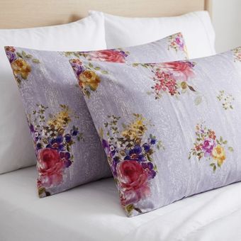 رو بالشی انگلیش هوم مدل Luxury Roses سایز 50x70 سانتی متر بسته 2 عددی