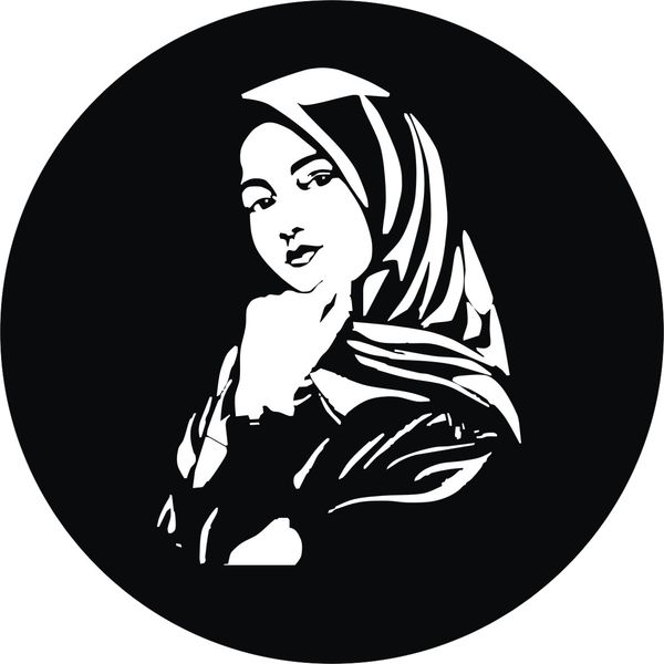 برچسب بدنه خودرو لیزارد مدل چهره طرح بانوی ایرانی کد LZD-157
