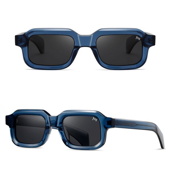 عینک آفتابی مربعی آلبرت وگ مدل S32132C4 Acetate Avantgarde Visionary