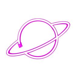 چراغ نئونی دیواری طرح سیاره