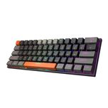 کیبورد گیمینگ تسکو مدل GK 8161، مکانیکال سوییچ نقره‌ای، Tenkeyless، نورپردازی RGB