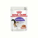 غذای پوچ گربه بالغ عقیم شده رویال کنین مدل STERILISED وزن 85 گرم