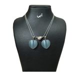 گردنبند قلب سنگی
