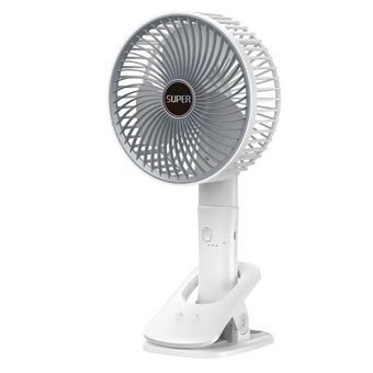 پنکه شارژی مدل Circulation Clamp Fan ظرفیت 1200 میلی آمپر ساعت