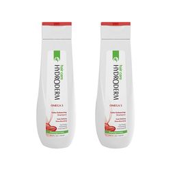  شامپو تثبیت کننده رنگ مو هیدرودم مدل امگا 3 مناسب موی رنگ شده حجم 250 میلی لیتر بسته 2 عددی
