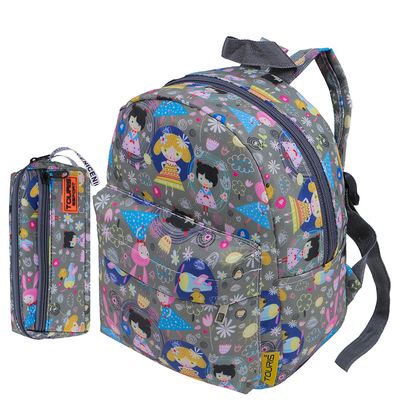 کوله پشتی مهدکودکی مدل AA-7781 به همراه جامدادی