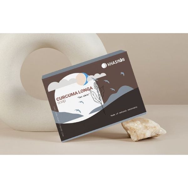 صابون شستشو خاص مون مدل زردچوبه وزن 100 گرم