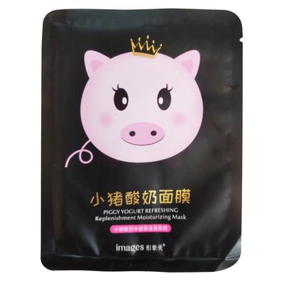 ماسک ورقه‌ای صورت ایمجز مدل کربن حجم 25ml کنترل‌کننده چربی، جمع‌کننده منافذ باز، ضد آکنه، آبرسان قوی و جوانساز پوست با عصاره ذغا
