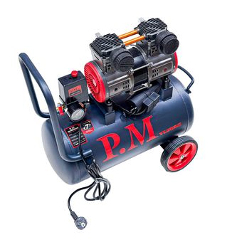کمپرسور باد سایلنت پی‌اِم مدل TM‑50 Turbo ظرفیت 50 لیتر