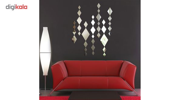 آینه پلکسی گلس دکووال مدل A167 سی و شش تکه