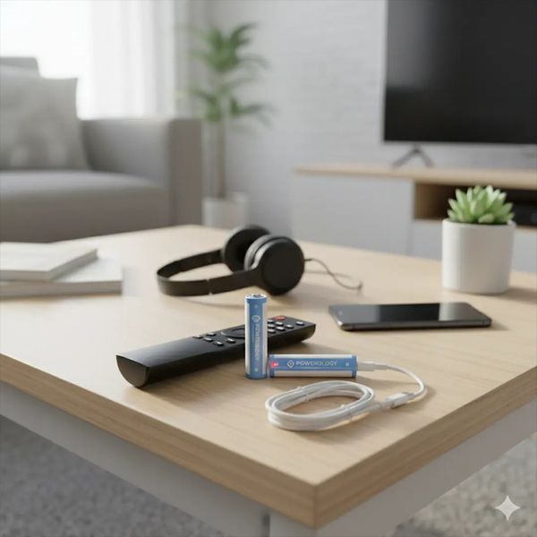 باتری قلمی شارژی پاورولوژی (Powerology AA Rechargeable Batteries) مدل PWAA322