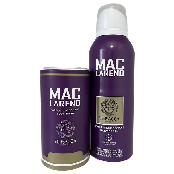 اسپری خوشبو کننده بدن زنانه مک لارنو مدل ورساچ کریستال حجم 200 میلی لیتر