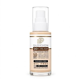 کرم پودر مایع SPF 50 دی دی گلوشن مدل 5040 شماره 01 مناسب برای انواع پوست حجم 50 میلی‌لیتر
