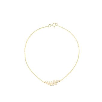 دستبند طلا 18 عیار زنانه مدل خوشه GB016