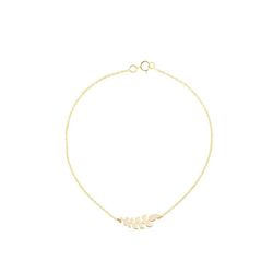 دستبند طلا 18 عیار زنانه مدل خوشه GB016