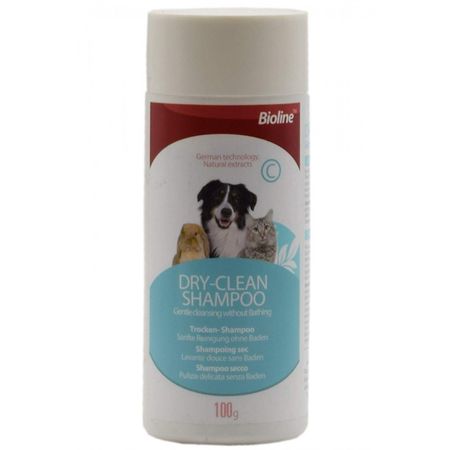 شامپو خشک حیوانات خانگی بیولاین مدل 01 وزن 100 گرم