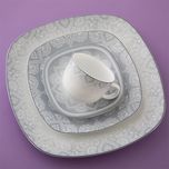 سرویس غذاخوری 73 پارچه 12 نفر چینی زرین ایران مدل کواترو ادلین درجه یک