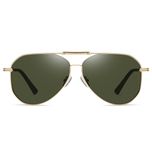 عینک آفتابی خلبانی پلاریزه آلبرت وگ مدل JS8557C02-P243 Polarized Avantgarde Visionary