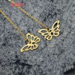 گوشواره زنانه طرح پروانه کد 068