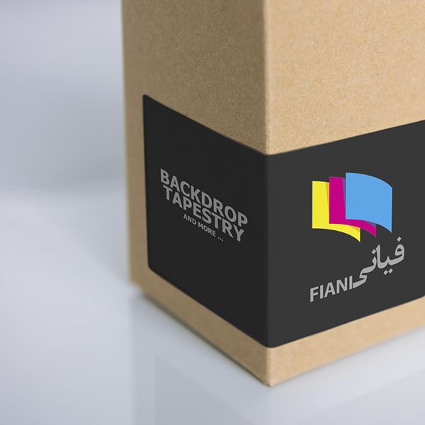 پوستر پارچه ای فیانی مدل بک دراپ بلک لایت کد F114