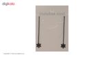 گوشواره بخیه ای زنانه مدل برف کد SH516*447