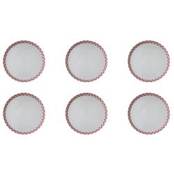 بشقاب زی مدل فرم اس کد 12 روشان درجه یک بسته 6 عددی