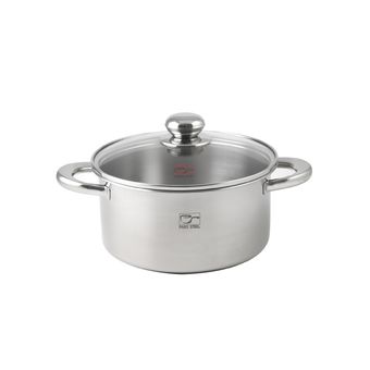 قابلمه پارس استیل مدل کف سه لایه کد 220 سایز 22 - خرید از نمایندگی کرج
