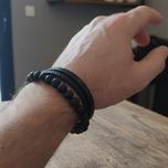 دستبند مردانه مدل فرمانروای شب کد 4555