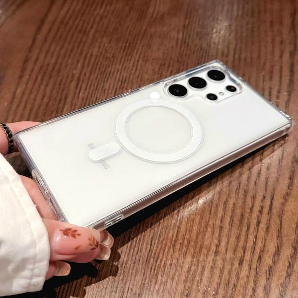 کاور کلار کیس مدل مگ سیف دار مناسب برای گوشی موبایل سامسونگ Samsung Galaxy S25 Ultra