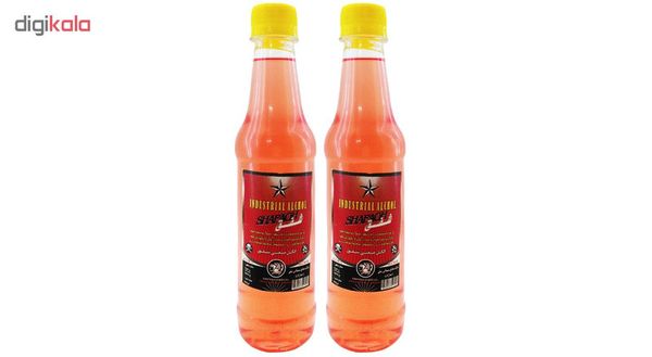 الکل صنعتی %98 آریا شفق حجم 450 میلی لیتر بسته 24عددی