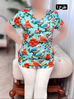 بلوز نخ سه بعدی 3184