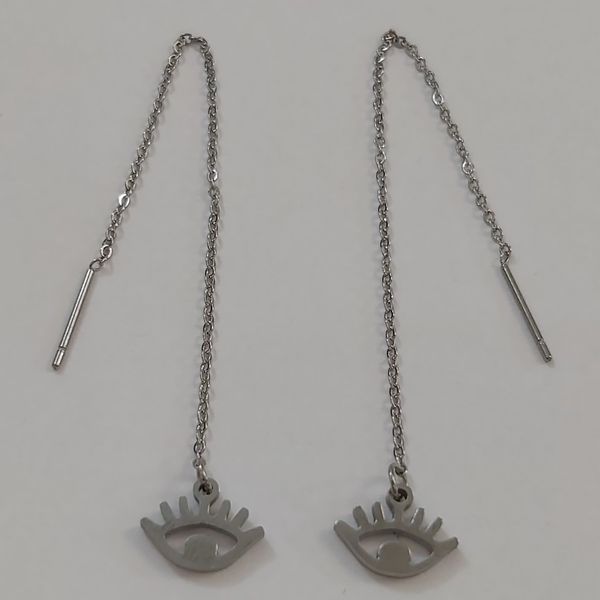 گوشواره زنانه مدل بخیه کد eye111*244