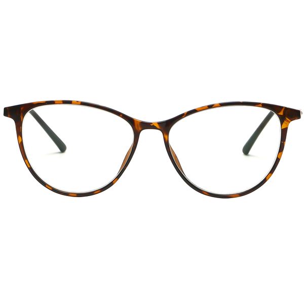 فریم عینک طبی گربه ای مدل TRWS902C393-P81 مناسب برای صورت گرد و بیضی