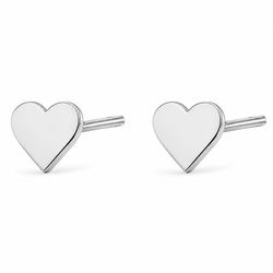 گوشواره میخی طلا 18 عیار زنانه گالری صادقی مدل قلب*228