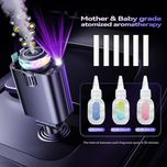 شارژر فندکی خودرو W&O مدل Starlight پنج کاره با رایحه افشانی و نورپردازی