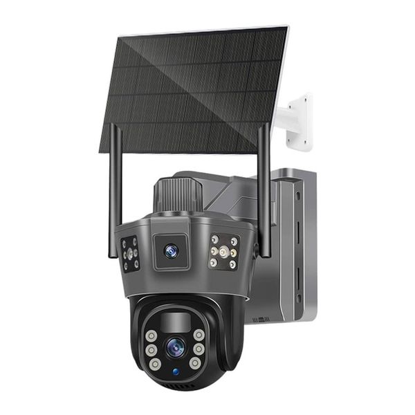 دوربین خورشیدی سه لنز سیمکارتی v380 pro