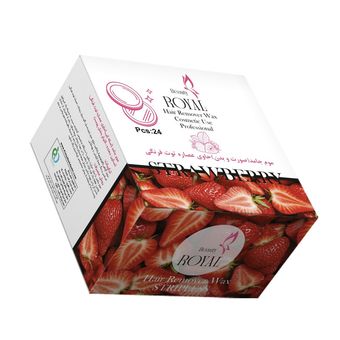وکس موبر بیوتی رویال مدل سکه ای توت فرنگی وزن 500 گرم بسته 24 عددی