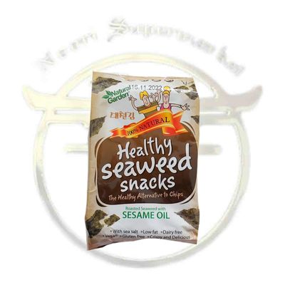 چیپس جلبک با روغن کنجد