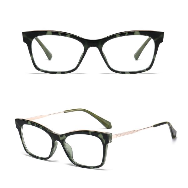 فریم عینک طبی گربه ای مدل TJ835C558P81 مناسب برای صورت گرد و بیضی