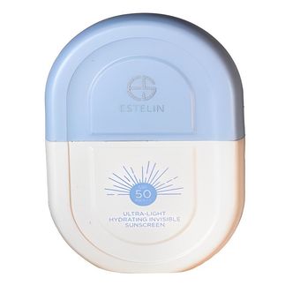 کرم ضد آفتاب بدون رنگ استلین، 50 SPF، مدل ultra light، مناسب انواع پوست و حجم 50 میلی‌لیتر، محافظت کننده در برابر اشعه UVA و UVB