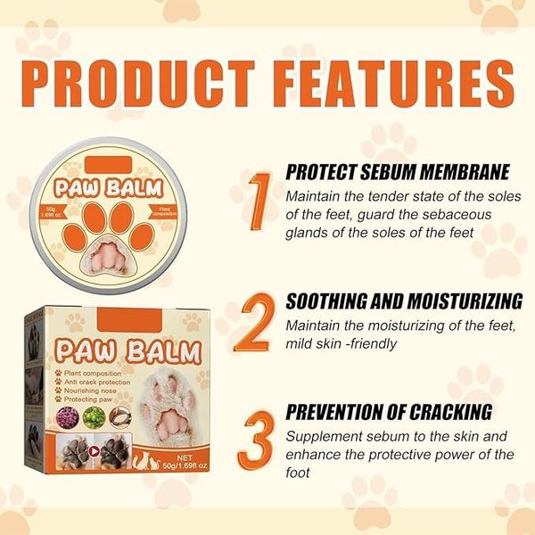 بالم مرطوب کننده و ضد ترک پنجه و بینی حیوانات Paw Balm مدل YEGBONG