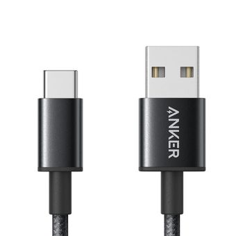 کابل تبدیل USB-A به USB-C انکر مدل Nylon A8173 طول 1.8 متر