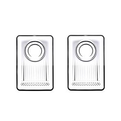 نعلبکی پاشاباغچه مدل الیسا Elysia کد 54901 بسته دو عددی