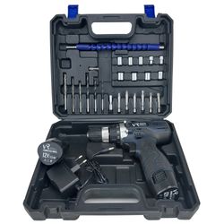 دریل پیچ گوشتی شارژی ویوارکس مدل VR12V-2A-NEW مجموعه 28 عددی