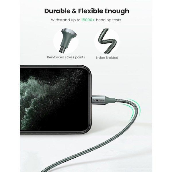 کابل تبدیل USB-C به لایتنینگ یوگرین مدل 80564-US304 طول 1 متر
