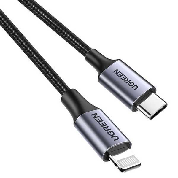 کابل تبدیل USB به لایتنینگ یوگرین مدل US304 کد 60759 طول 1متر
