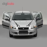 برچسب بدنه خودرو طرح WRC کد SL11340 مجموعه 6عددی