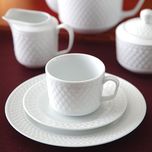 سرویس غذاخوری 102 پارچه چینی زرین ایران طرح رادیانس ساده درجه عالی