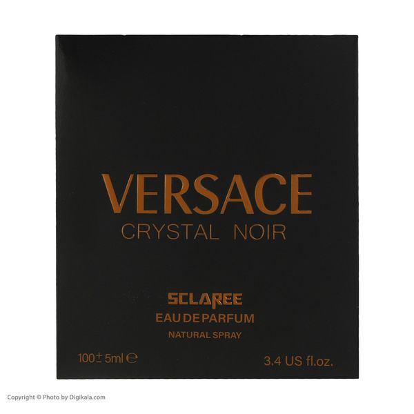 ادو پرفیوم زنانه اسکلاره مدل Versace Crystal Noir حجم 100 میلی لیتر